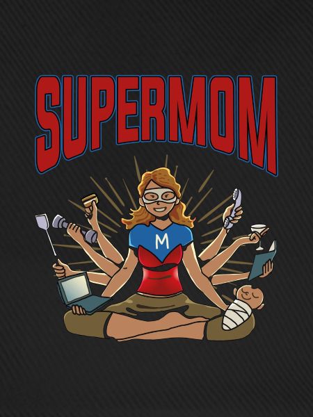 Mutterschaft Mutter Superheld Supermama Supermom