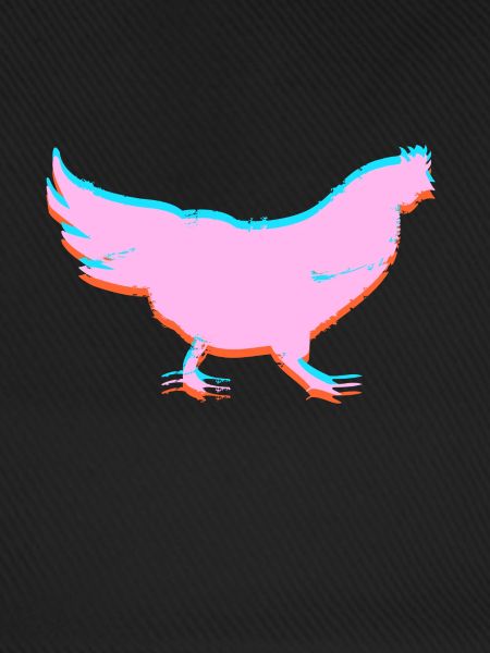 Huhn Hühnchen 3D Effekt