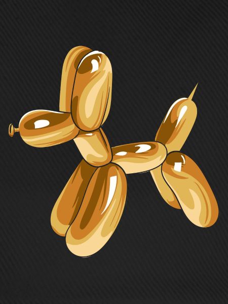 Balloon Dog Silver