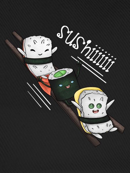Sushi-Schlitten