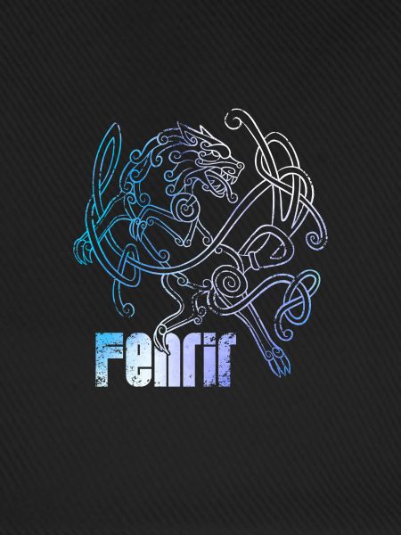 Wikinger Fenrir Symbol