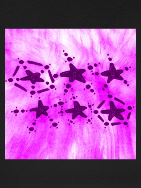6 STERNE LÄCHELN VIOLETT