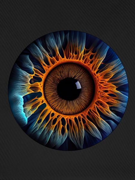 Eine Iris als biometrisches Identifikationssystem