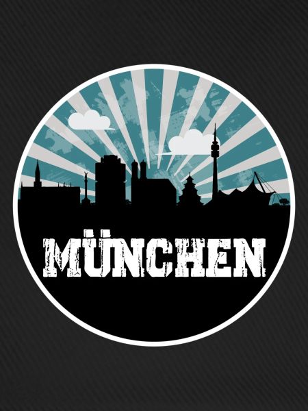 München Skyline Blue Hour