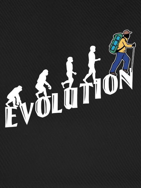 Evolution Wanderer Wandern Wanderung Bergwanderung