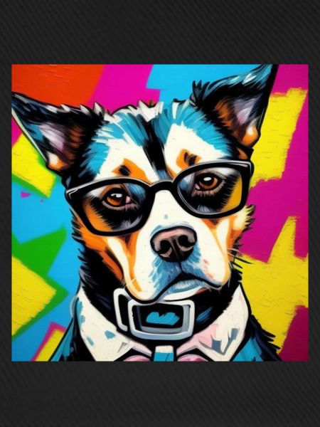 Hipster Hund