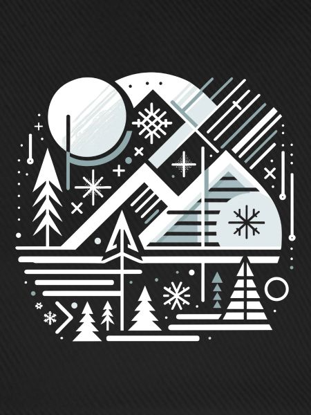 Winterliche Weihnachtslandschaft