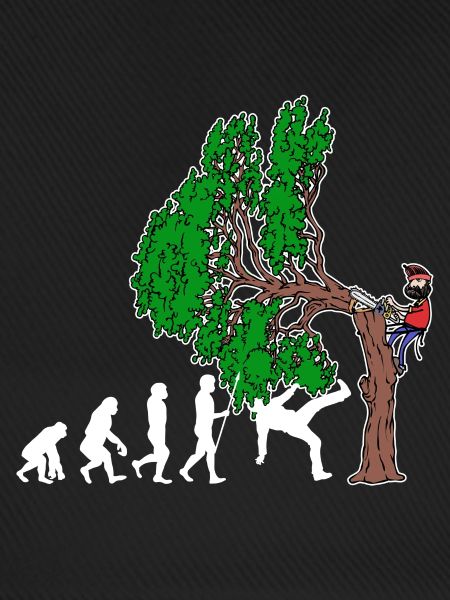 Baum Evolution Holzarbeit Holzfäller Baumfäller