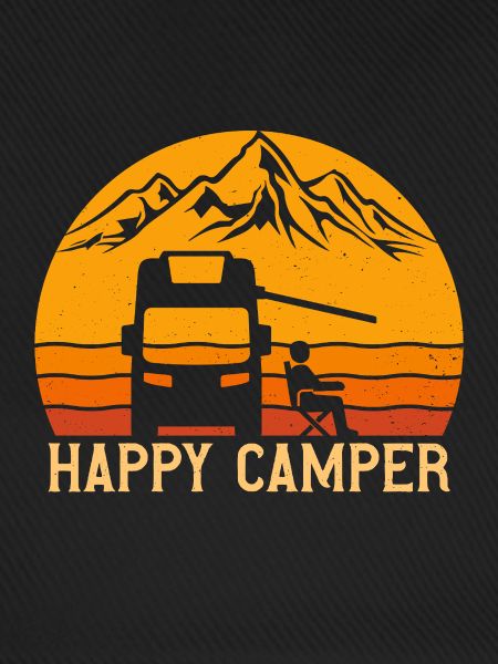 Happy Camper Camper Camping