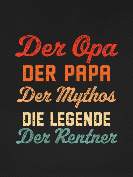 Opa Papa Rentner 