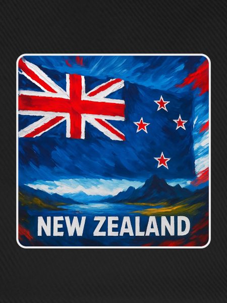 Neuseeland Flaggen Design