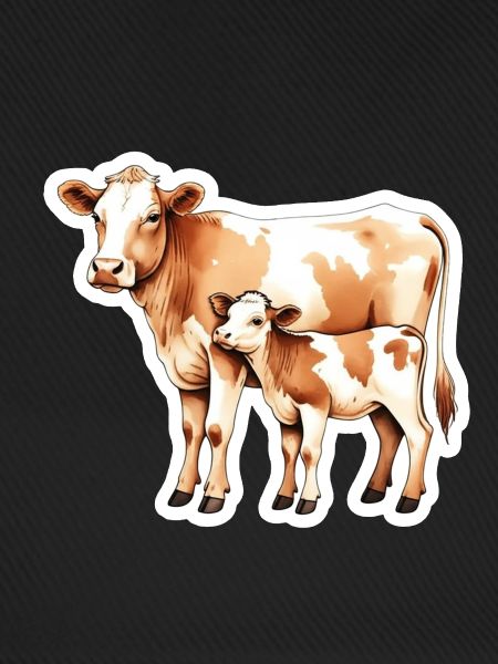 Kuhliebe – Mutter und Kalb