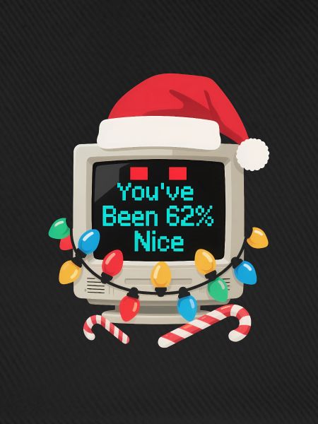 Computer Weihnachten KI Sarkastisch Tech Geschenk