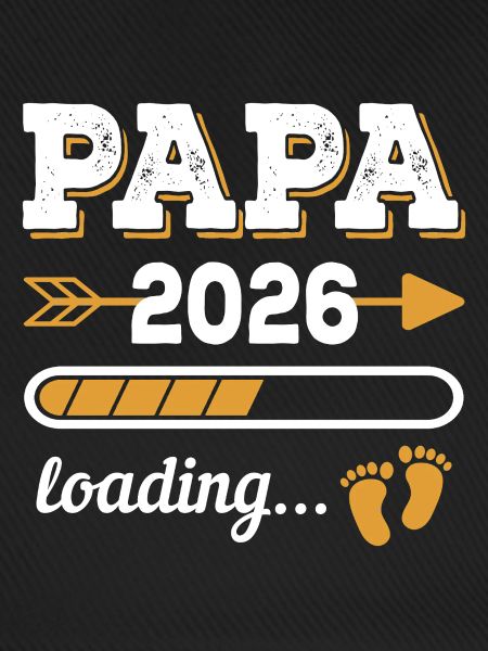 Papa 2026 Loading Zukünftiger Vater Geschenk