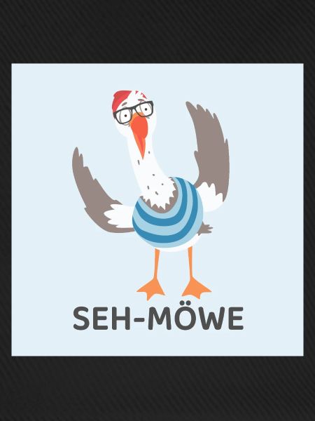 SEH-MÖWE – Lustige Möwe