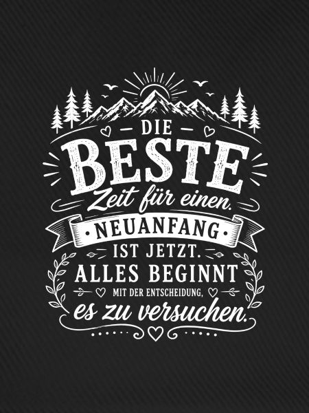 Beste Zeit für Neuanfang