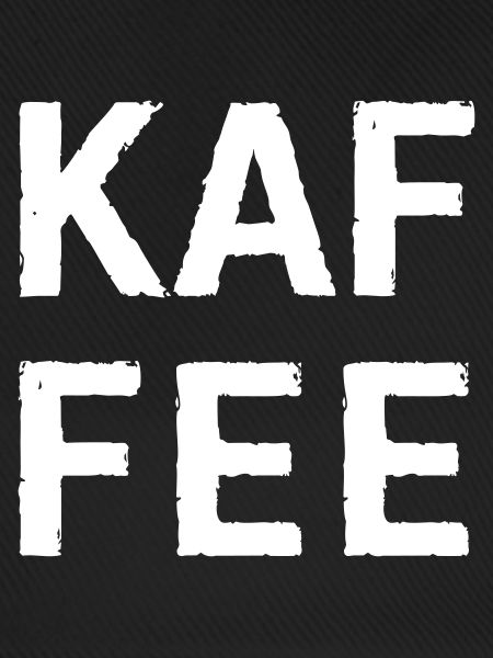 Kaffee Typografie design