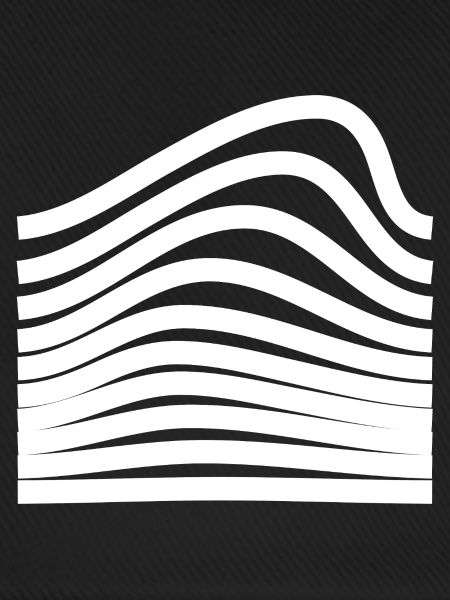 Wellige, fette Linien-Designs