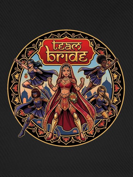 Team Bride Mandala Kraft