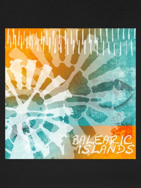 Balearische Inseln Tie-Dye