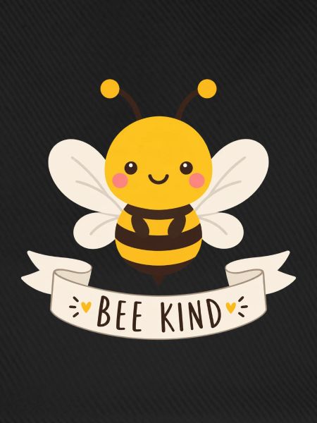 Bee Kind Bienchen Illustration