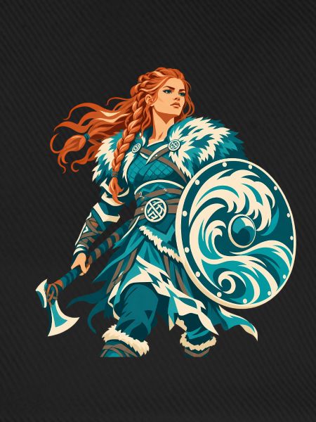 Schildmaid Wikingerin Shieldmaiden Valkyrie