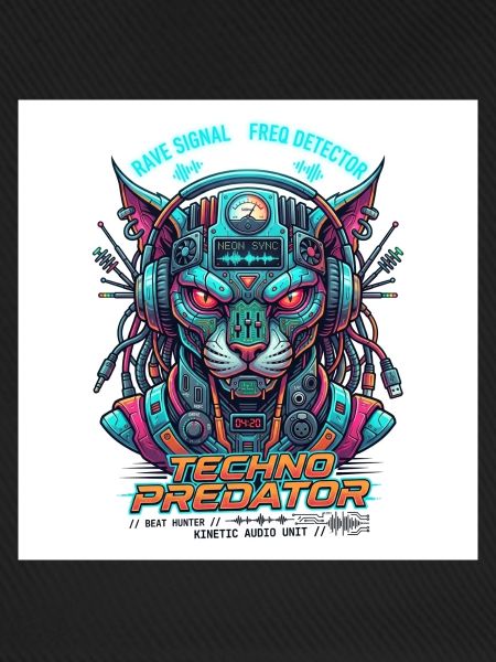 Techno Predator // Rave Cyberpunk Panther