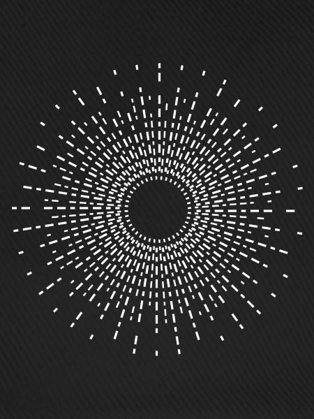 Radialer Punkt-Burst