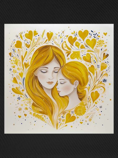 Mutter und Tochter – Liebe in Gold