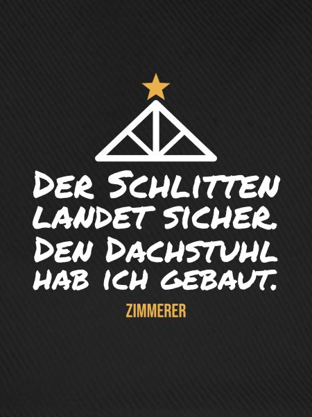 Dachstuhlbauwitz vom Zimmerer