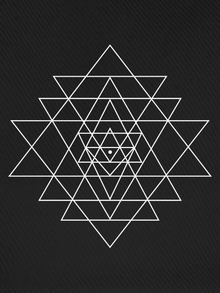 Geometrische Mandala-Konstellation