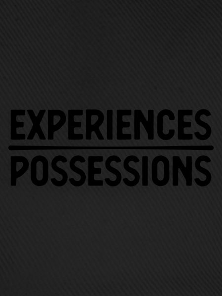 Experiences over Possessions Mindfulness Adventure