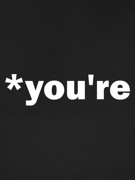 You're, Not Your Grammar Police