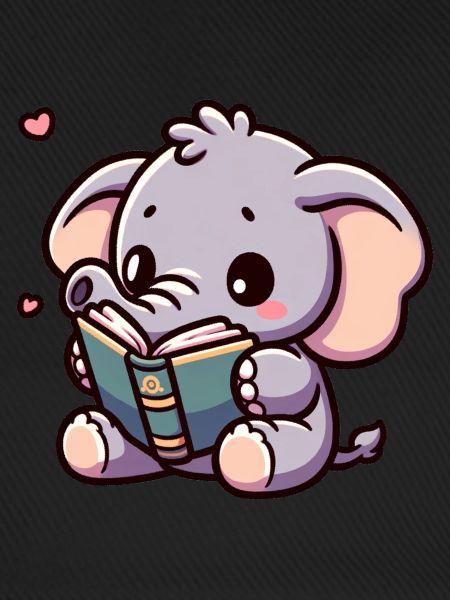 Elefant liest Elefanten-Märchenstunde Strampler