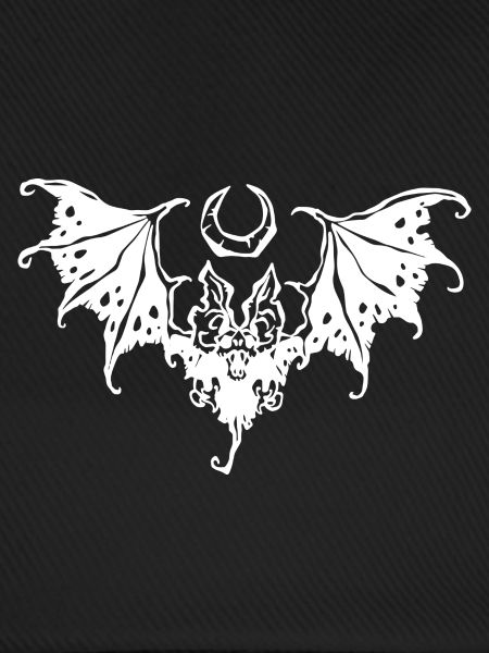 Fledermaus und Mond Halloween