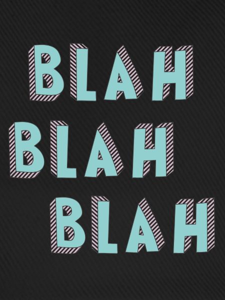 BLAH Print