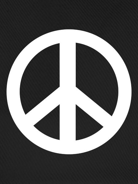 Peacezeichen Friedenszeichen Friedensbewegung