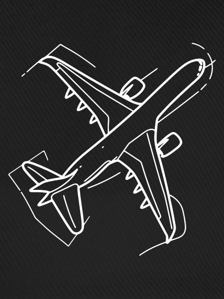Flugzeug Zeichnung