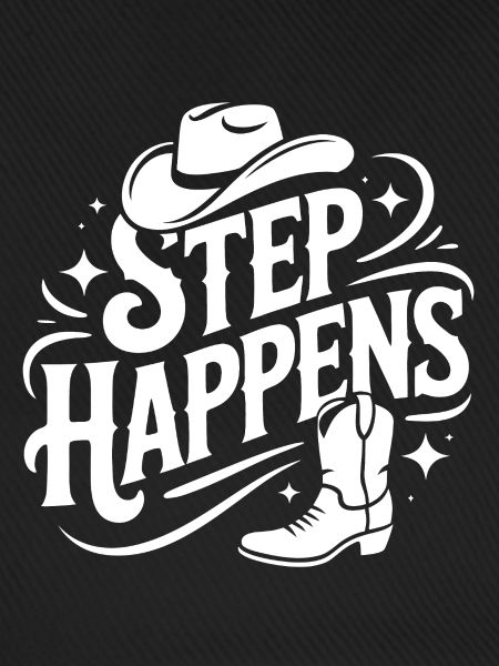 Line Dance Step Happens Western Design