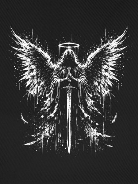 Flügel-Schwert Illustration