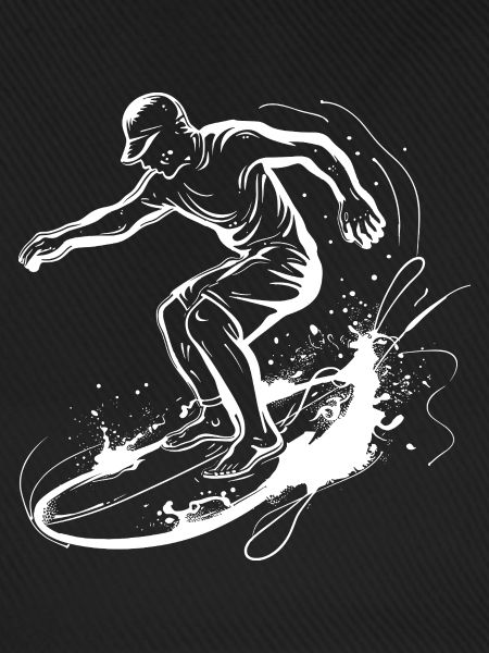 Surfer Skizze