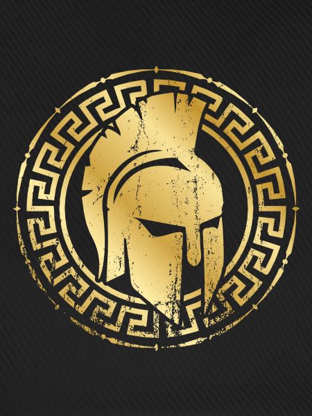 spartaner helm gold