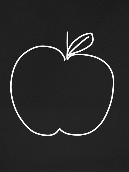 apfel essen symbol form