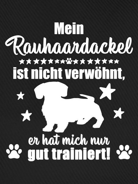 Rauhhaardackel - witziges Statement!