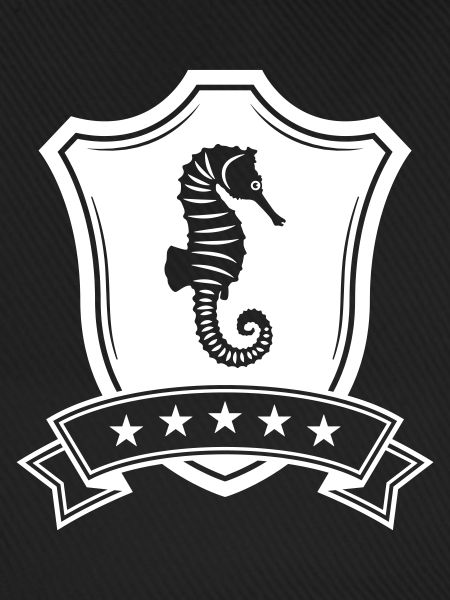 Seepferd Wappen