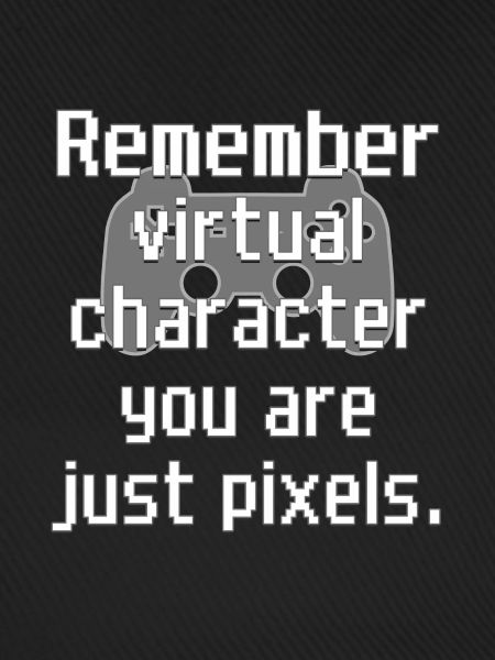 Virtueller Charakter - nur Pixel