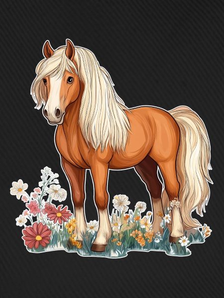 Pferd auf Wiese