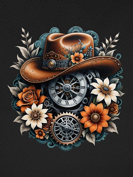 Steampunk-Cowboy-Stil.