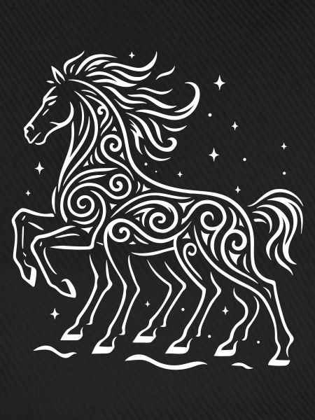 Rauhnächte Odins Pferd Sleipnir - Wilde Jagd