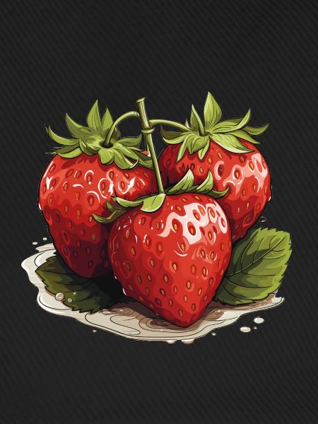 Erdbeere - Illustration
